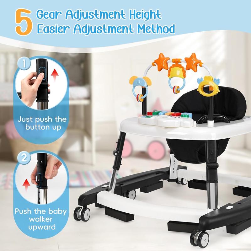 5-in-1 Baby Walker for Learning, Playing & Growing