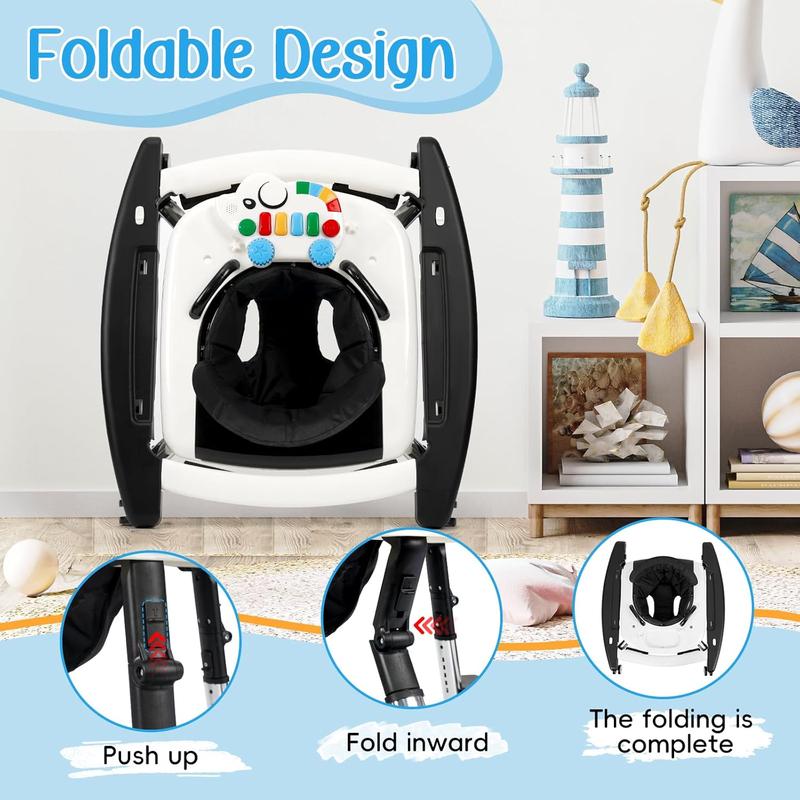 5-in-1 Baby Walker for Learning, Playing & Growing
