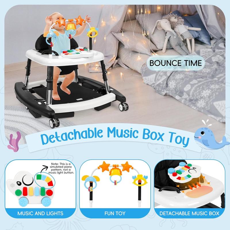 5-in-1 Baby Walker for Learning, Playing & Growing