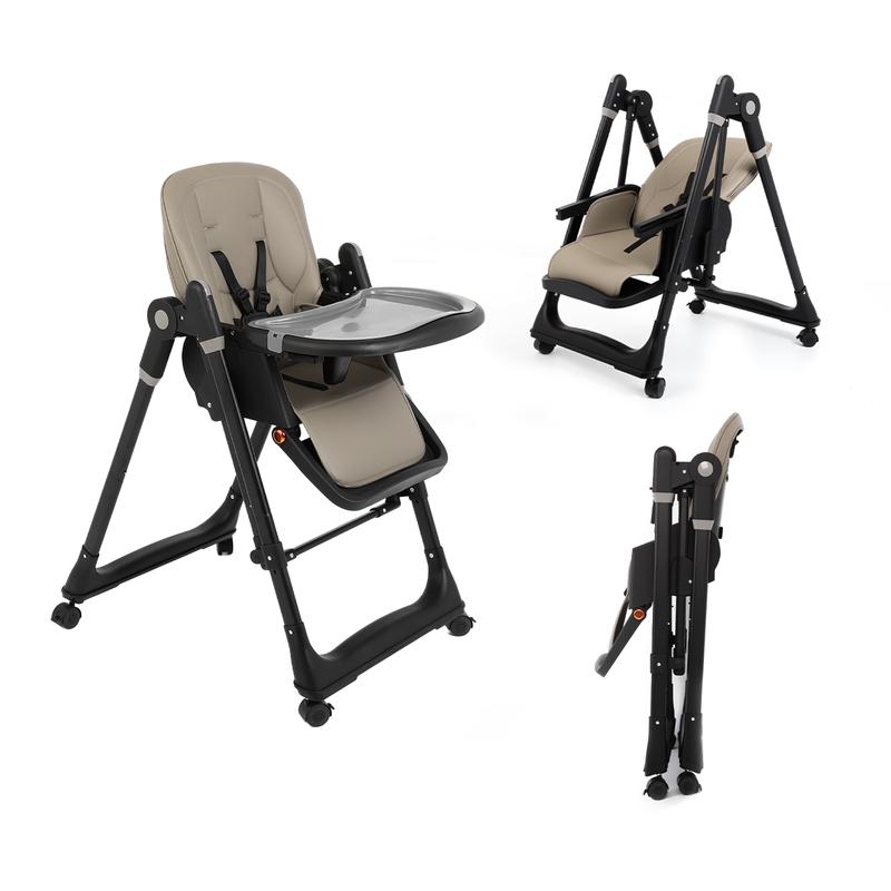 8-in-1 Convertible Baby High Chair with Rocking Mode
